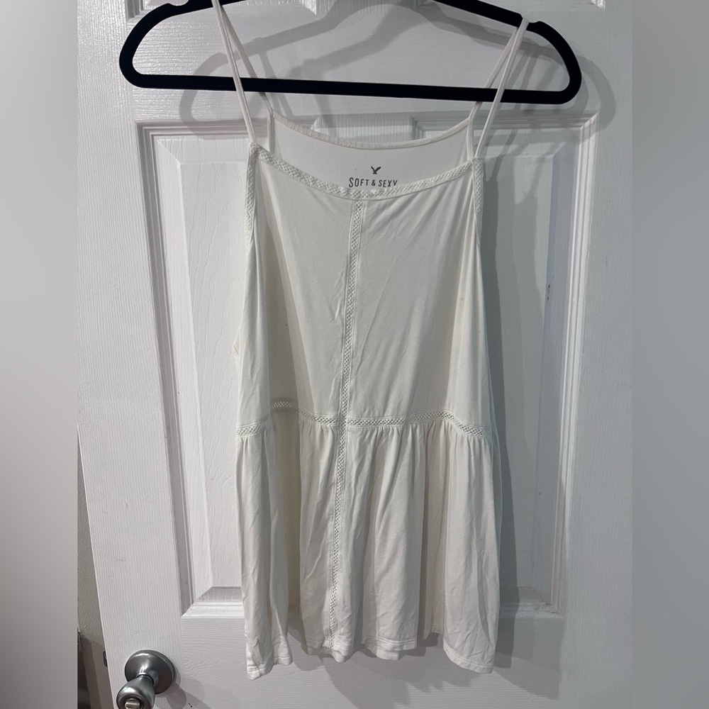 Soft & Sexy White Spaghetti Strap top
